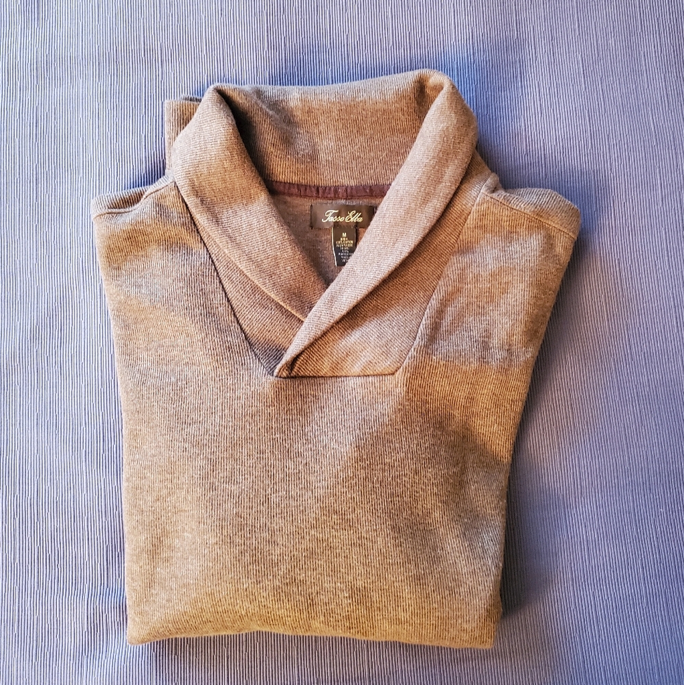 Tasso Elba men's brown sweater.